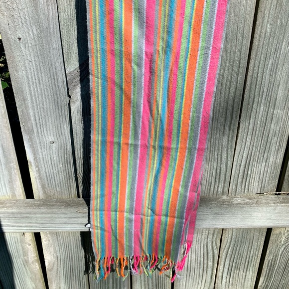 Colorful Striped Scarf - Picture 2 of 8